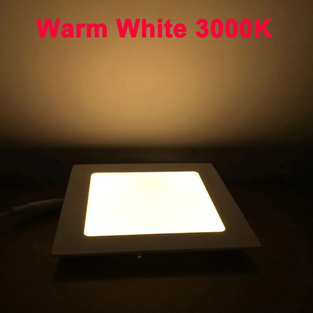 3W 6W 9W 12W15W 18W Round/ Square Ultra Thin LED Panel Downlight