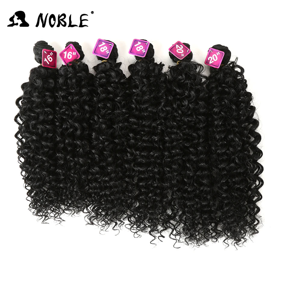 16-20 inch 7 pieces per lot Afro Synthetic Hair