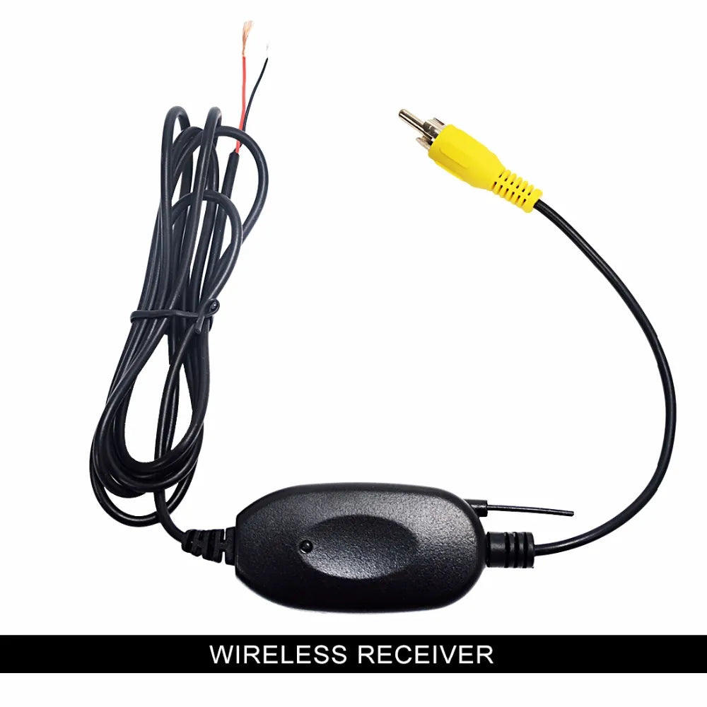 2.4G Wireless Video Transmitter Receiver Kit for Car Rear View Camera and DVD Monitor Screen