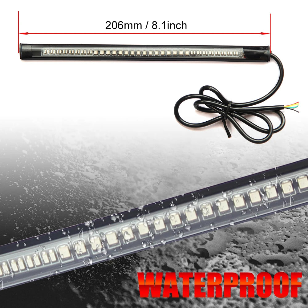 48 LED Flexible Strip Stop Light for Motorcycle