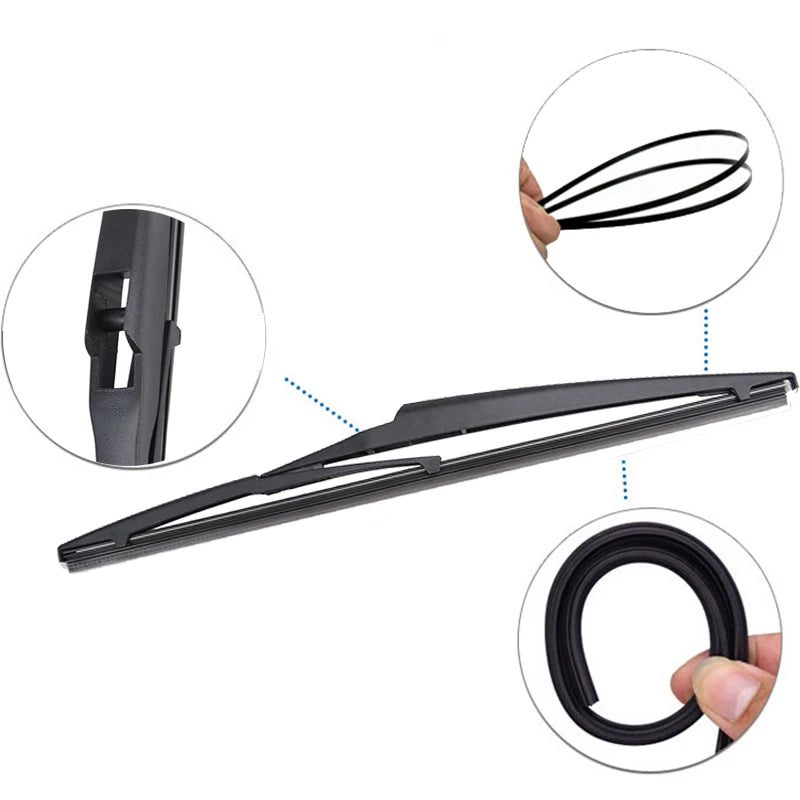 Front & Rear Wiper Blades Set For Kia