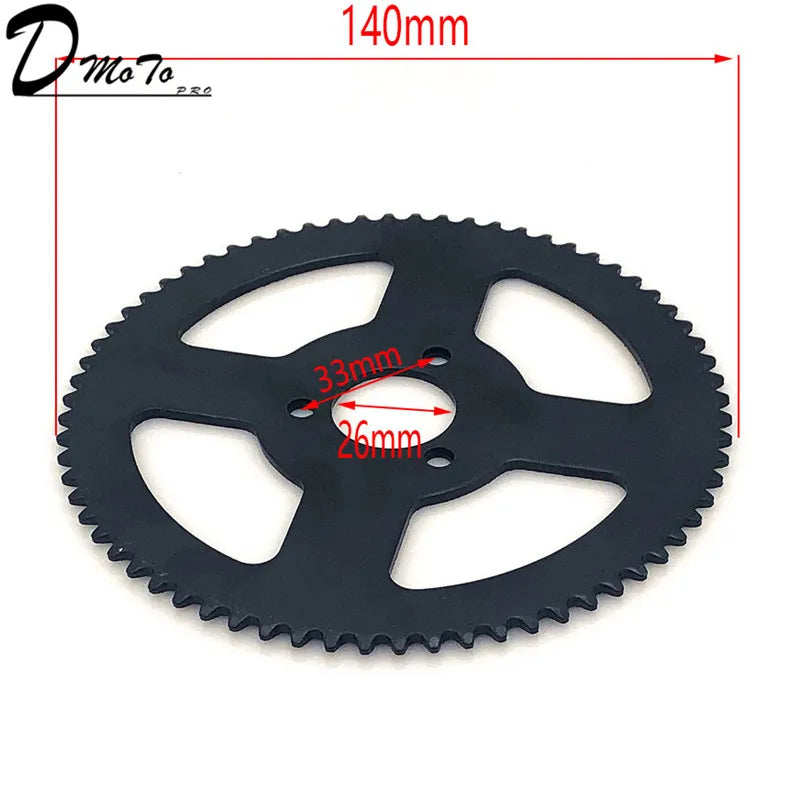 25H chain 68 teeth rear sprocket