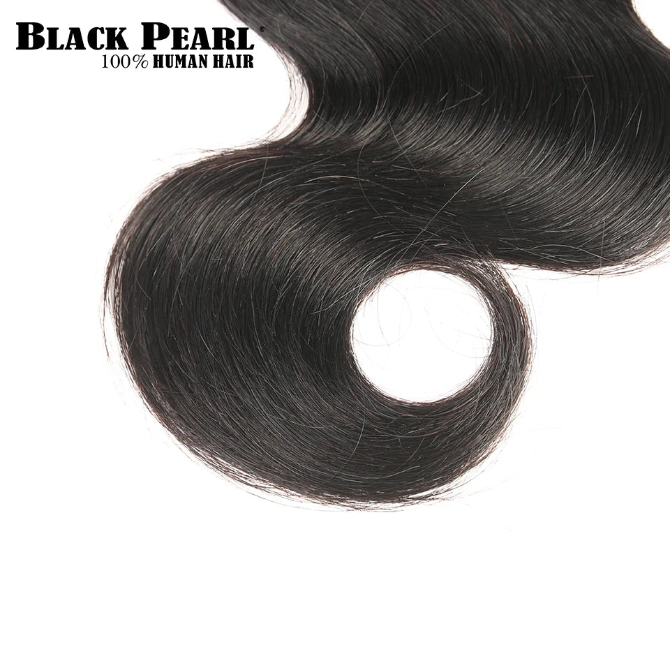 1/3 Black Pearl Pre-Colored Human Hair Bundles