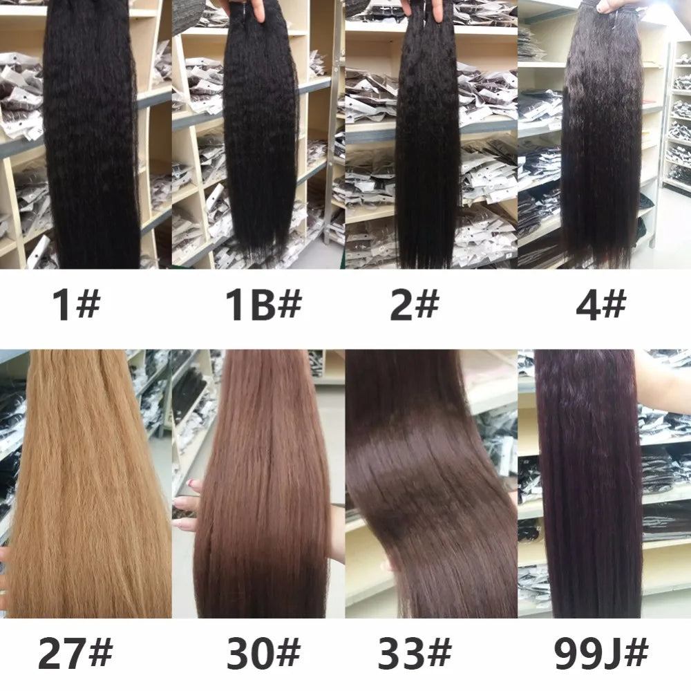 10-24 inch synthetic kinky straight hair