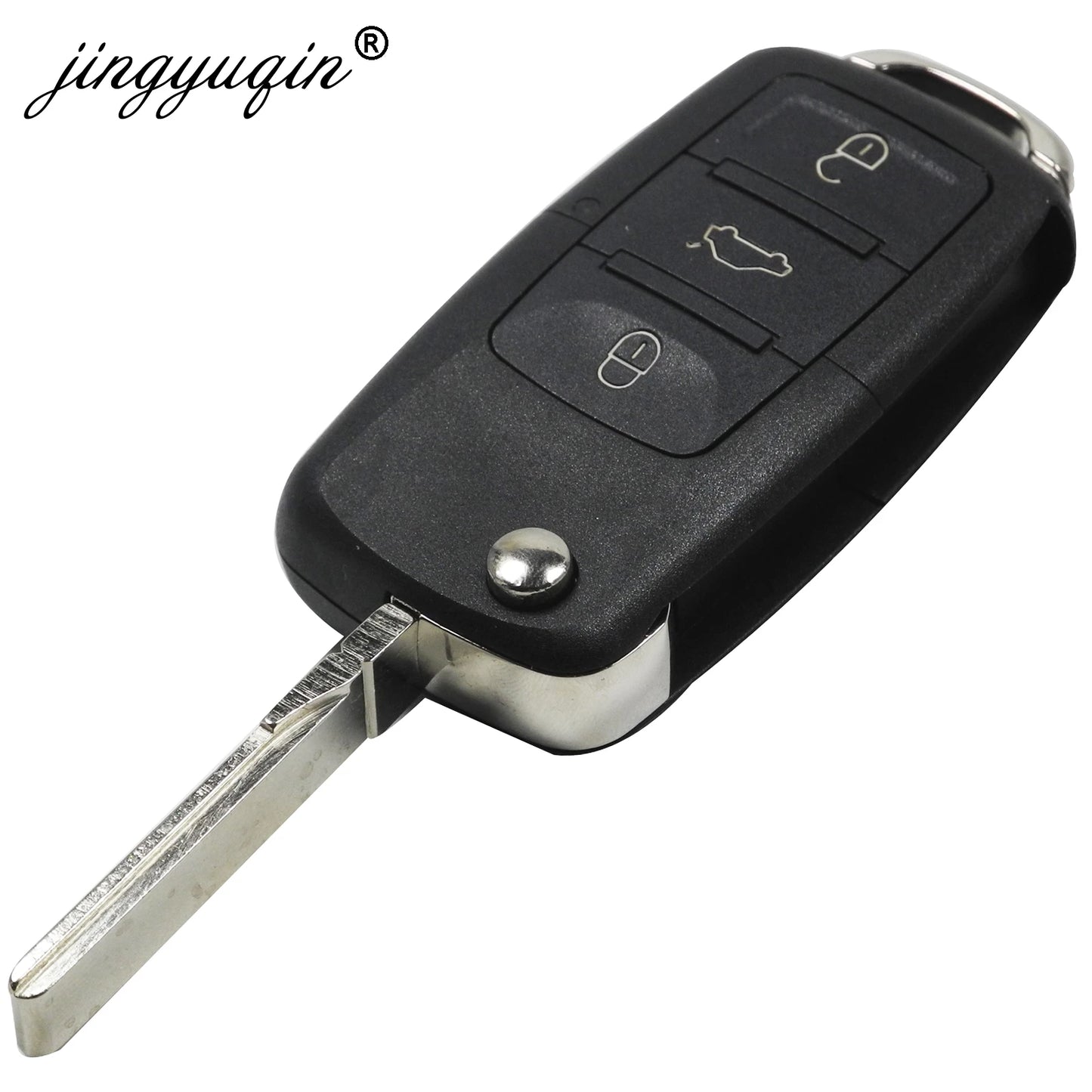 3 button flip remote car key fob for VW