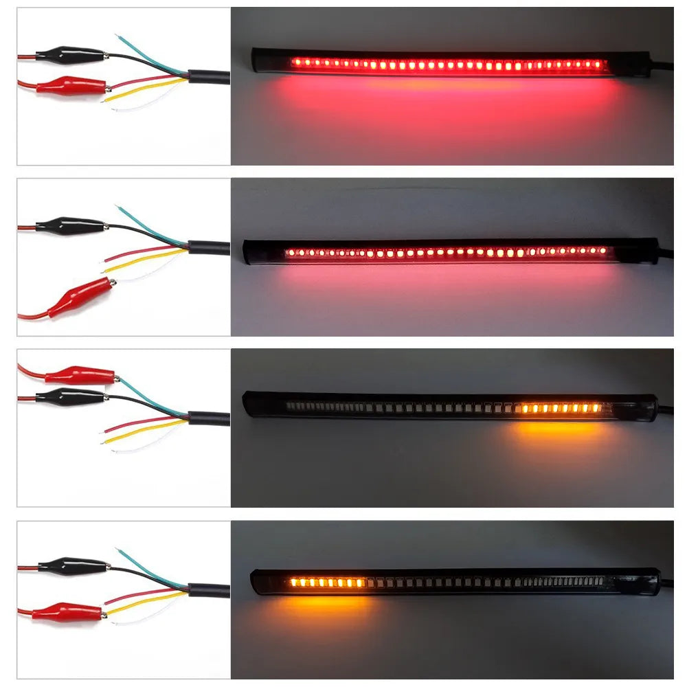 48 LED Flexible Strip Stop Light for Motorcycle