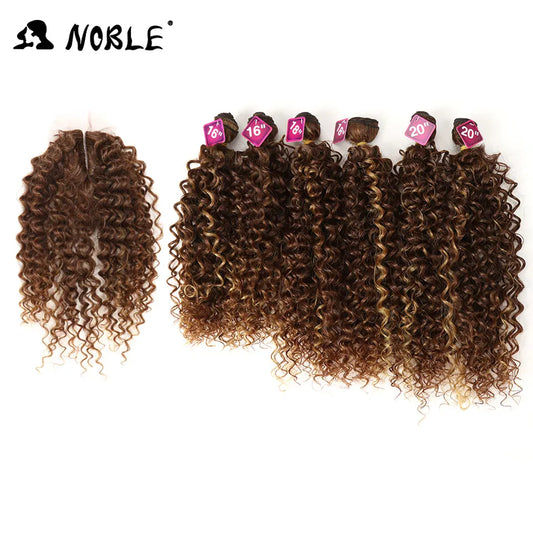 16-20 inch 7 pieces per lot Synthetic Afro Hair