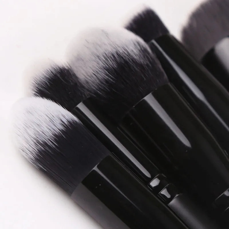 Black Makeup Brush Set