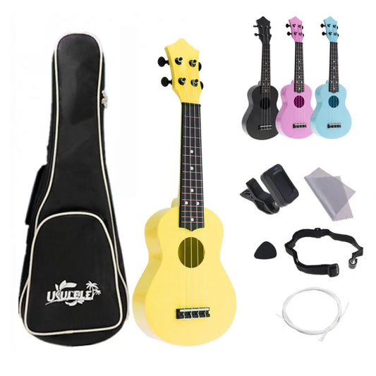 4 Strings 21-Inch Ukulele Full Kits