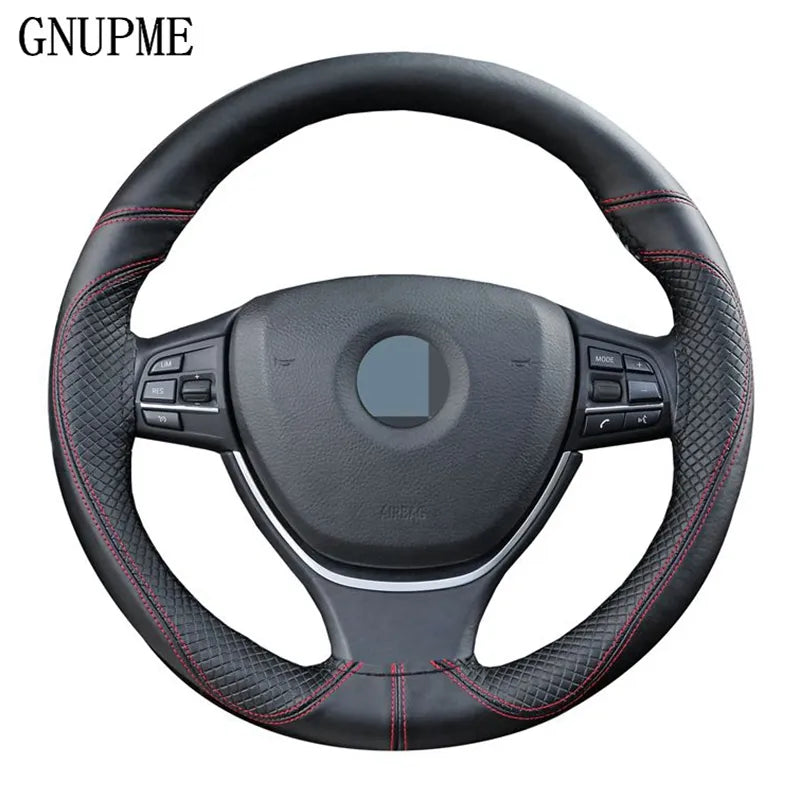 Soft Anti slip Genuine Leather Car Steering Wheel Cover