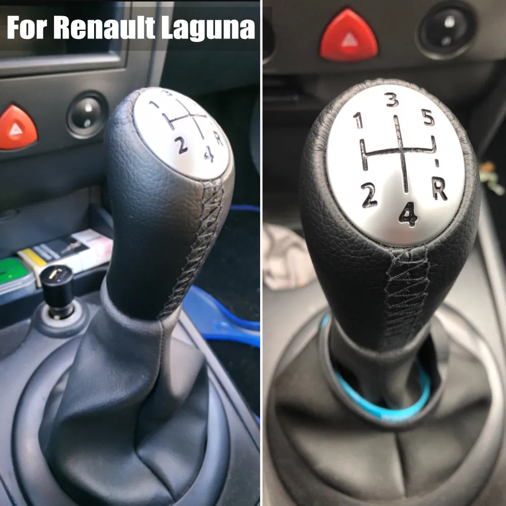 Black Car Gear Shift Knob For Renault Megane