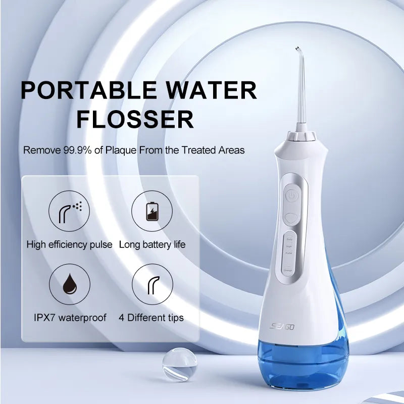 Rechargeable Electric Toothbrush with Water Flosser