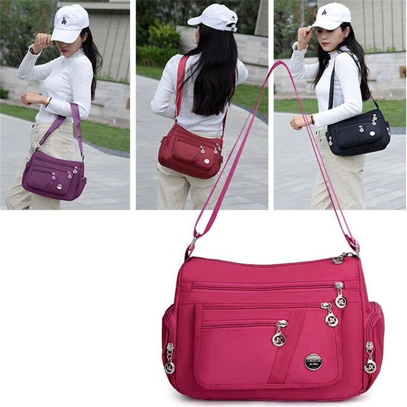 Large Capacity High Quality Nylon Waterproof Crossbody bag