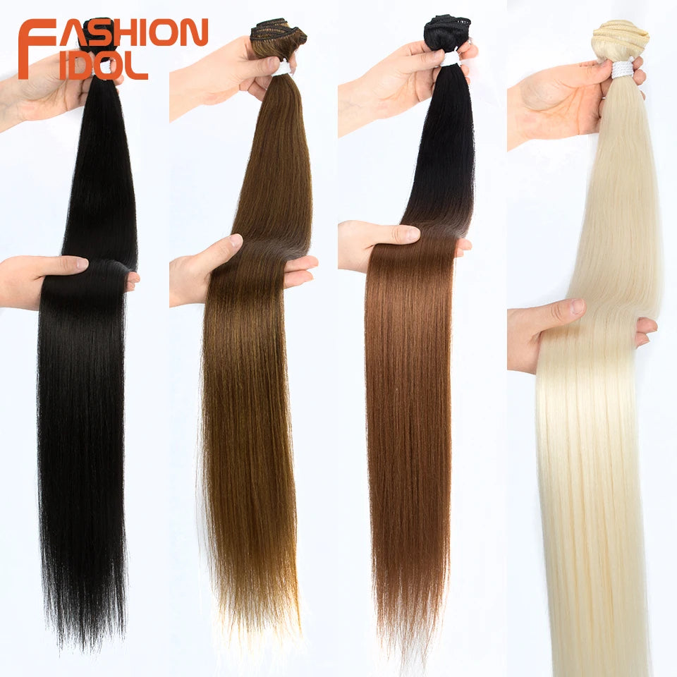 36 inch  120G Ombre Straight Hair Bundles