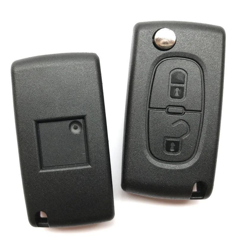 2 button remote key case for Peugeot