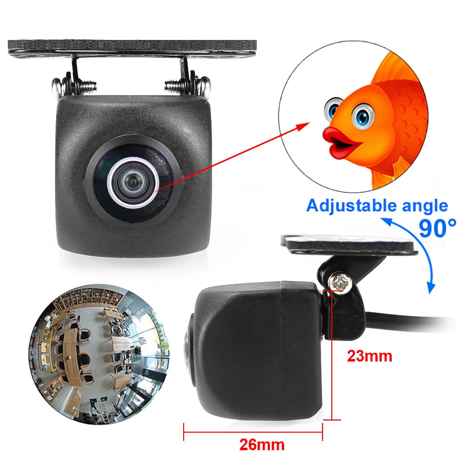 Vehicle Rear Front Side View Camera with Fish Eye and Night Vision