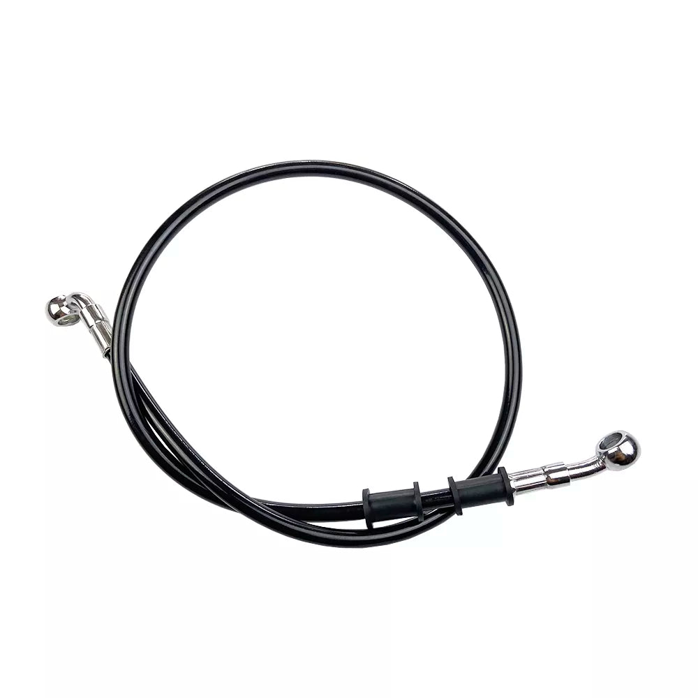 Black 400mm to 2200mm 28°-90° Motorcycle Hydraulic Reinforced Brake Clutch Oil Hose Line