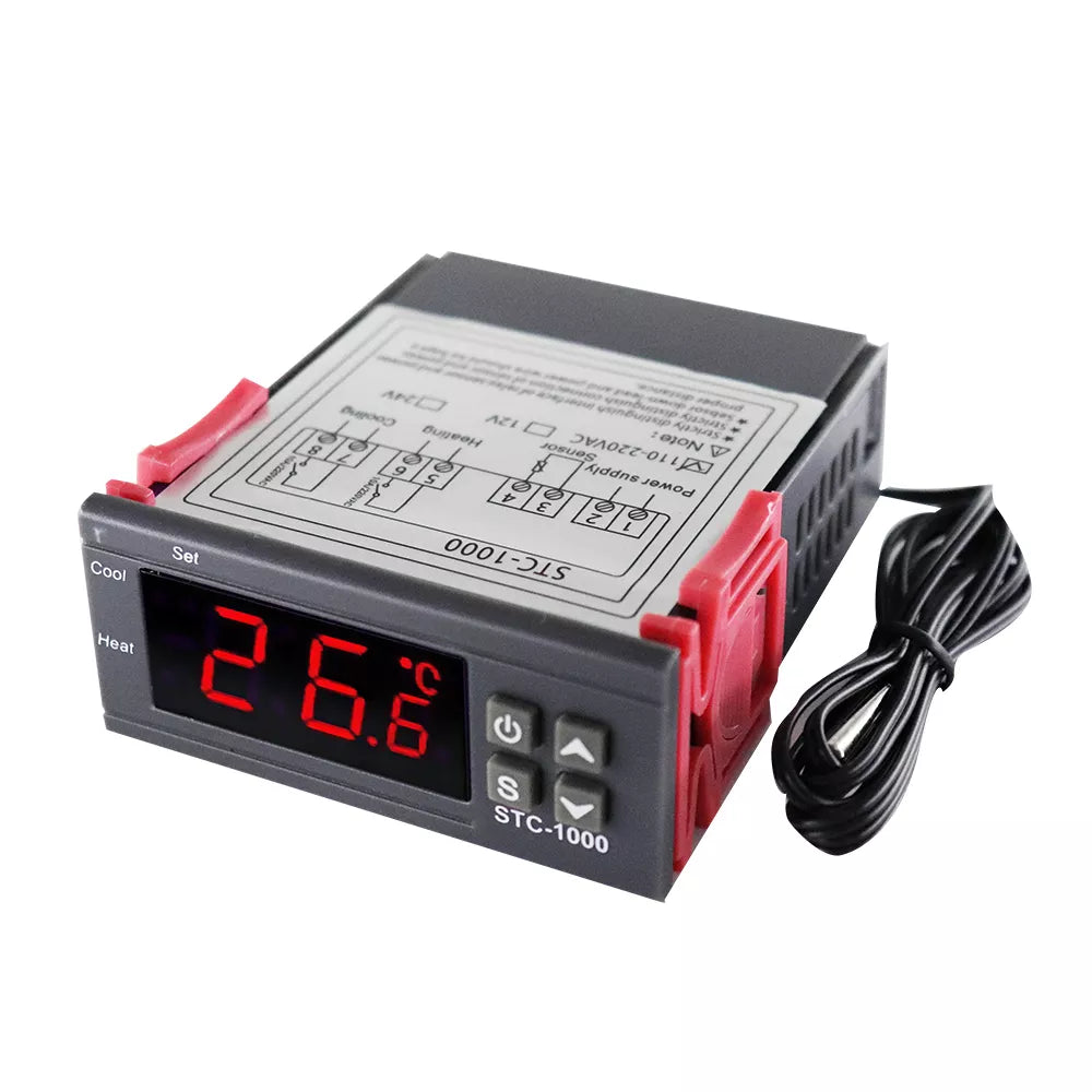 12V 24V 220V Digital Temperature Controller Thermostat