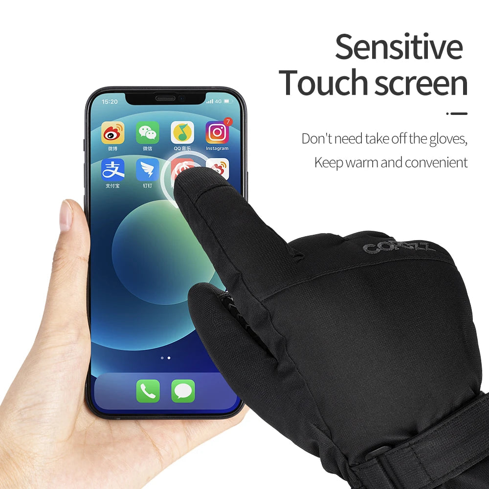 Waterproof Ultralight Men and Women Winter Ski Gloves