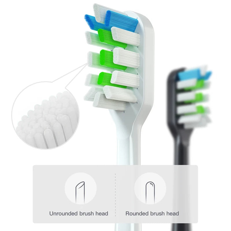 12 pieces for replacement toothbrush heads