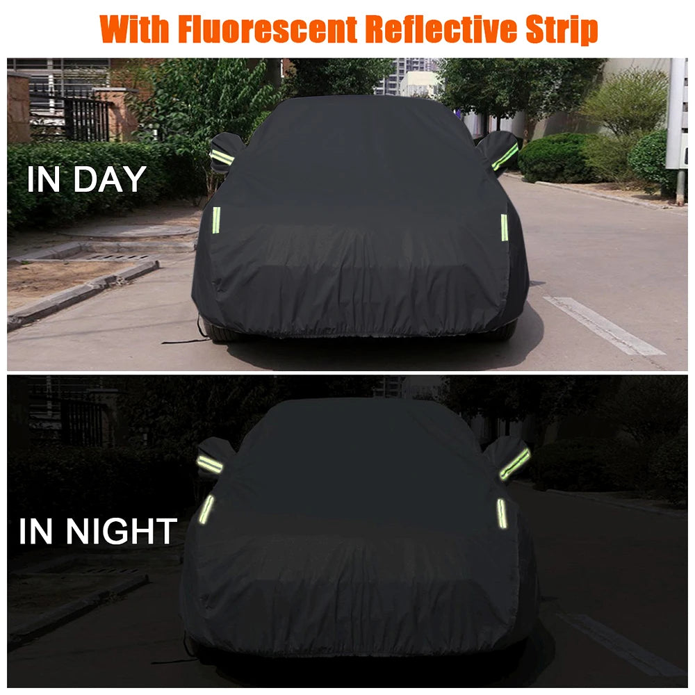 Universal Car Indoor Outdoor Full Auto Cover Size S/M/L/XL/XXL