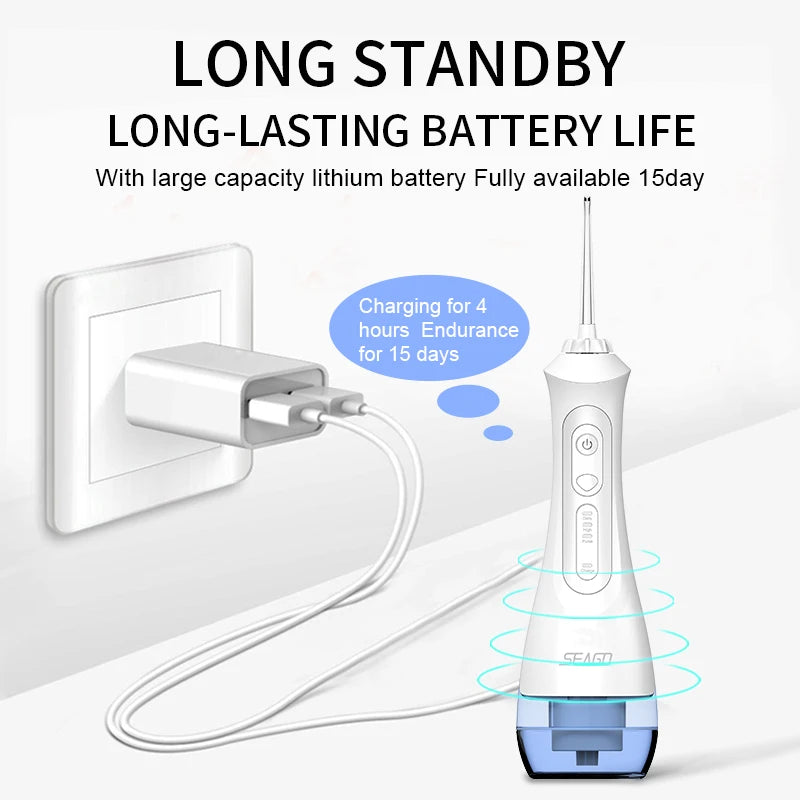 3 Modes USB Rechargeable Portable Dental Irrigator