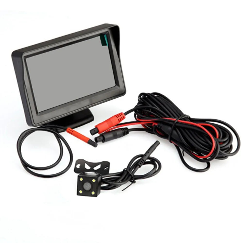 Auto Parking Rear View Camera Assistance with 4LED Night Vision