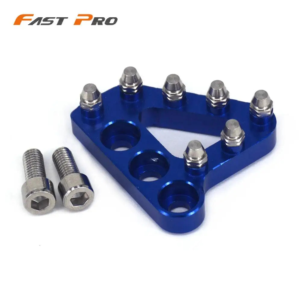 Motorcycle Rear Foot Brake Pedal Lever Step Tip Plate