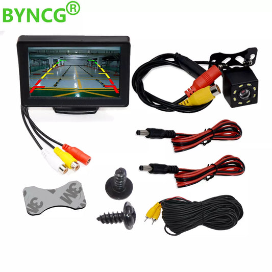 2In1-Parking Revere Wide Degree Car Rear View Camera