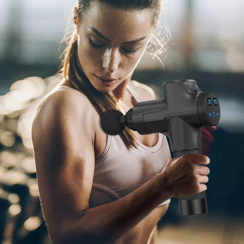 Deep-Tissue Muscle Massage Gun for Pain Relief