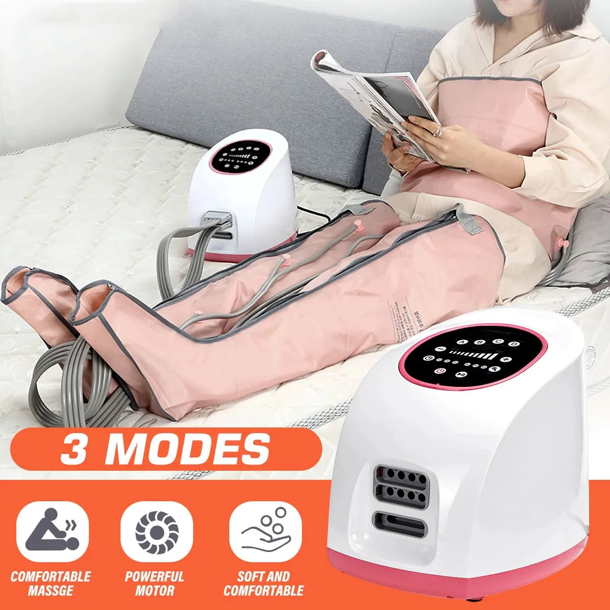 3 Modes of Air Compression Leg Massager Wrap