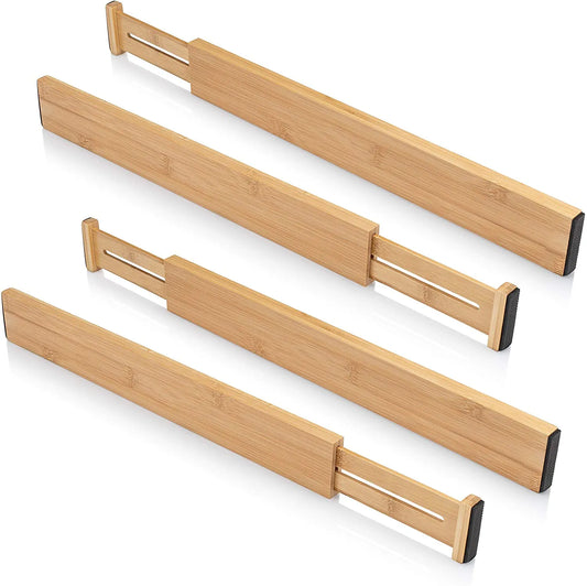 Adjustable Bamboo Drawer Dividers