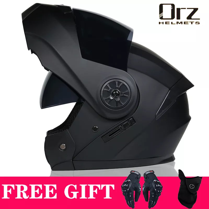 Approved Safety Modular Flip Motorcycle Helmet