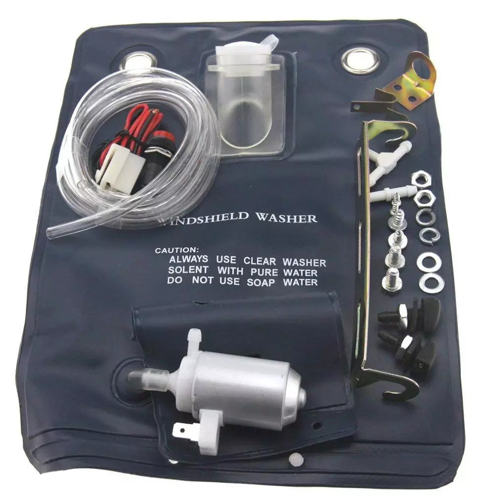 12V Car Window Cleaning Washer Pump Bag Kit