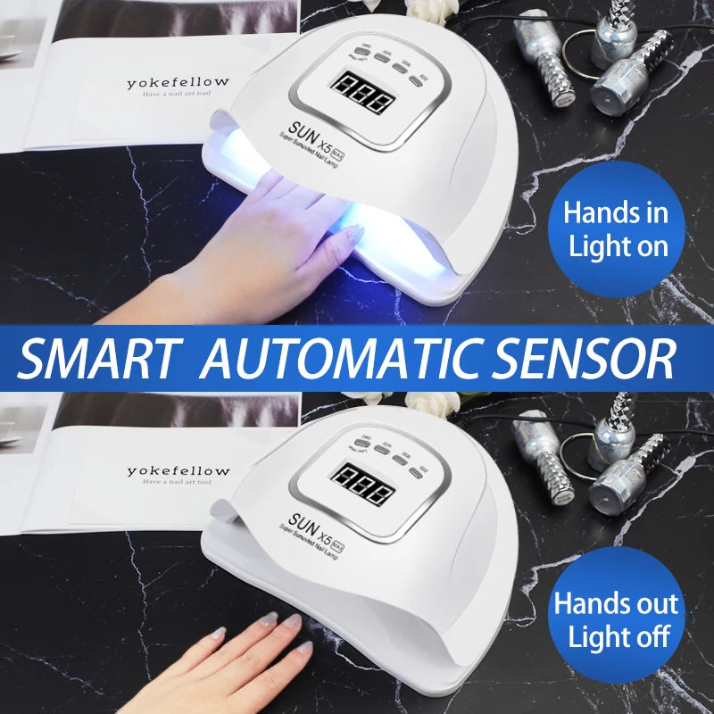 UV LED Lamp for Nails with Memory Function