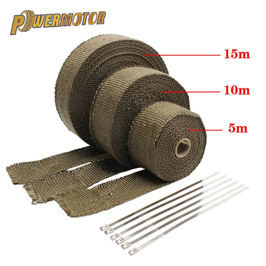 Motorcycle Exhaust Wrap Muffler Thermal Tape