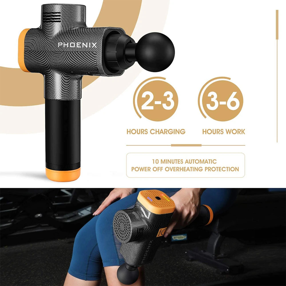 Fitness Massage Gun for Deep Muscle Massage and Pain Relief