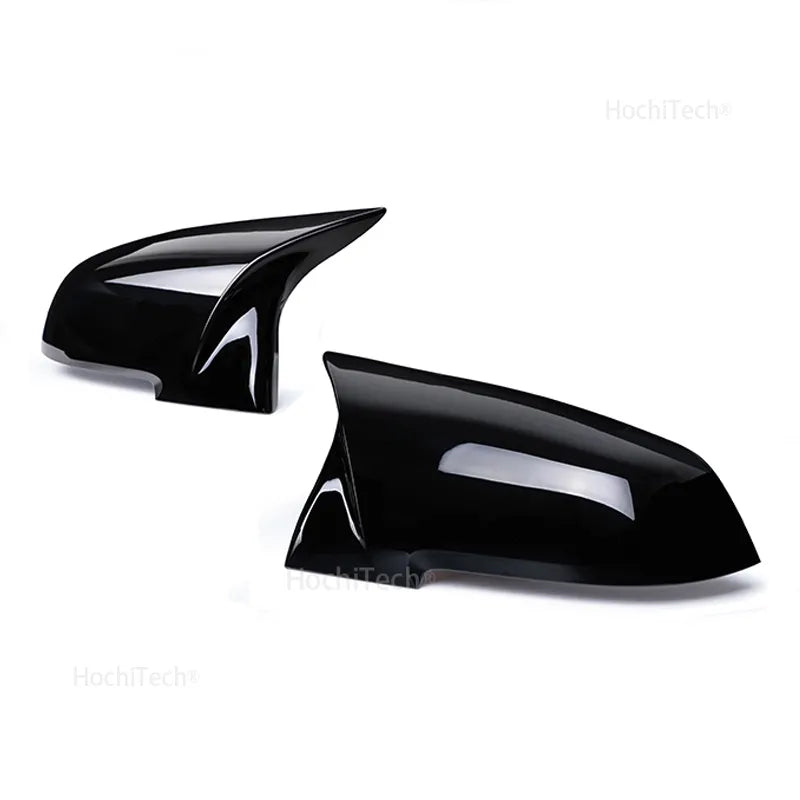 Black 2 pieces Rearview Mirror Cover  for BMW