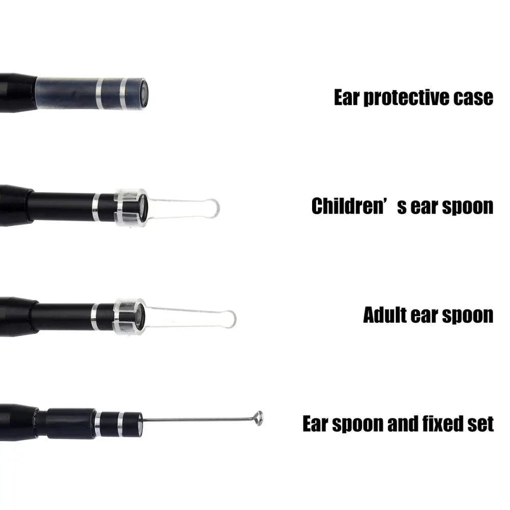 Ear Cleaning Endoscope Spoon with Mini Camera