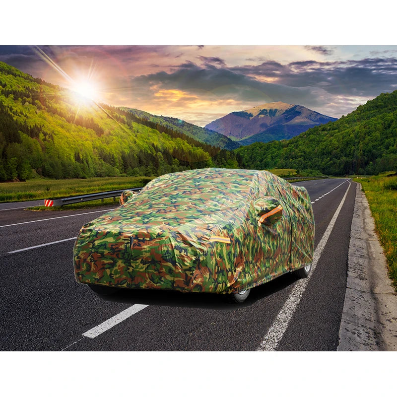 Waterproof outdoor camouflage car covers