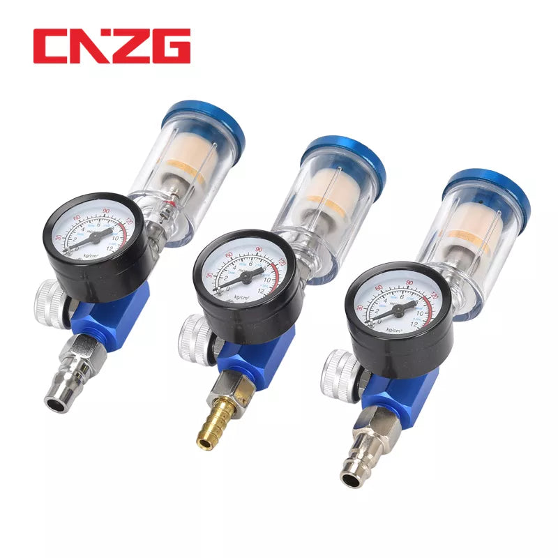 Air Regulator Gauge Spray Gun Pneumatic Tools For Airbrush