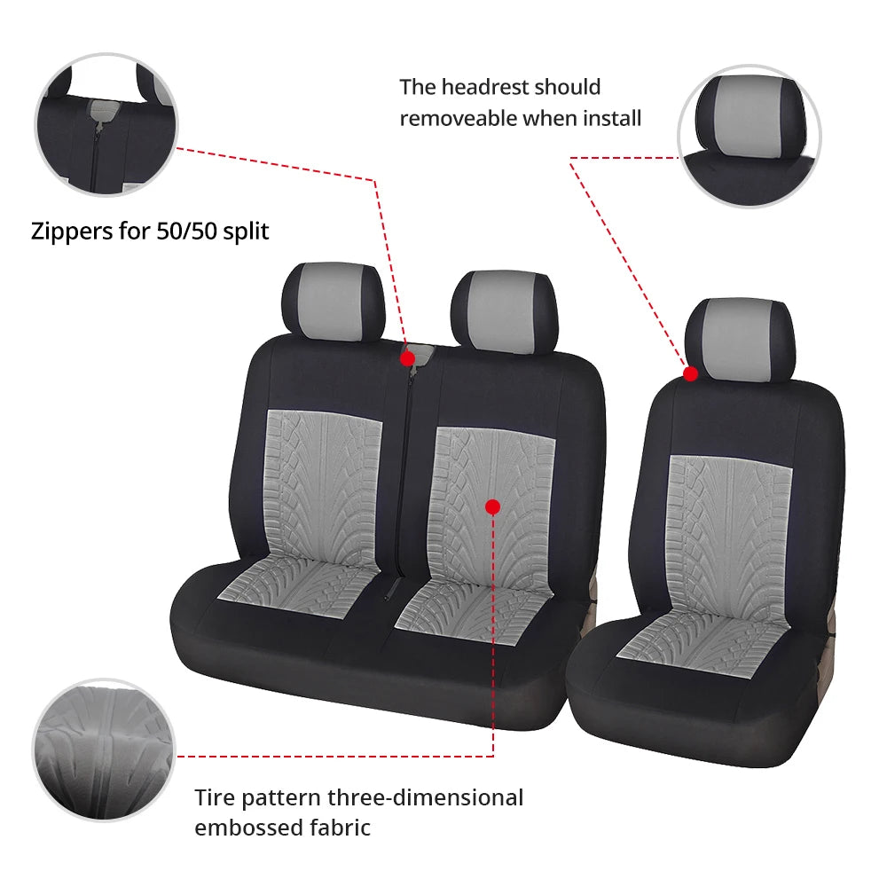 High Quality Universal Seat Covers (Double Front Seats and 2+1 Seats)