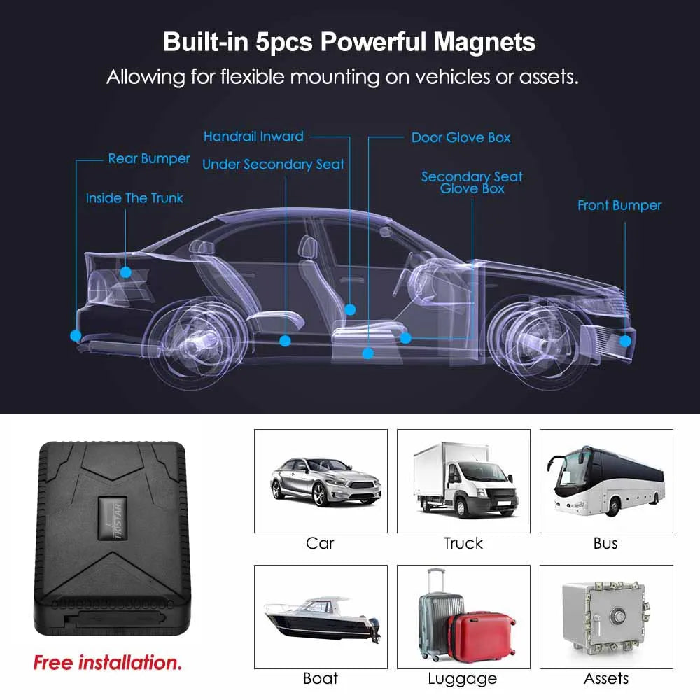 4G LTE Waterproof Vehicle GPS Tracker