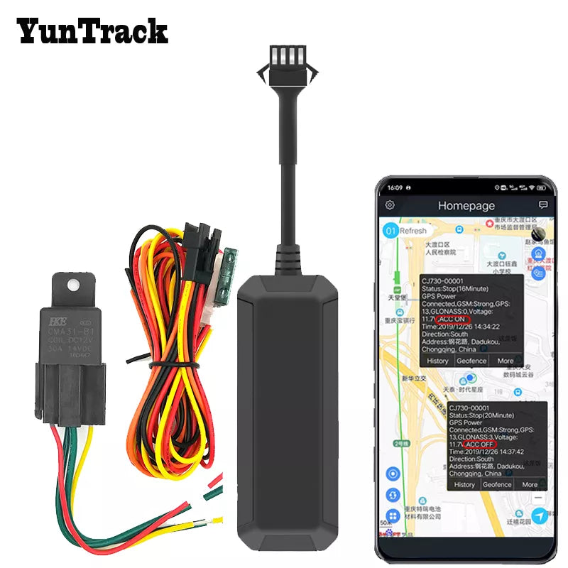 Mini GPS tracker for cars and motorcycles