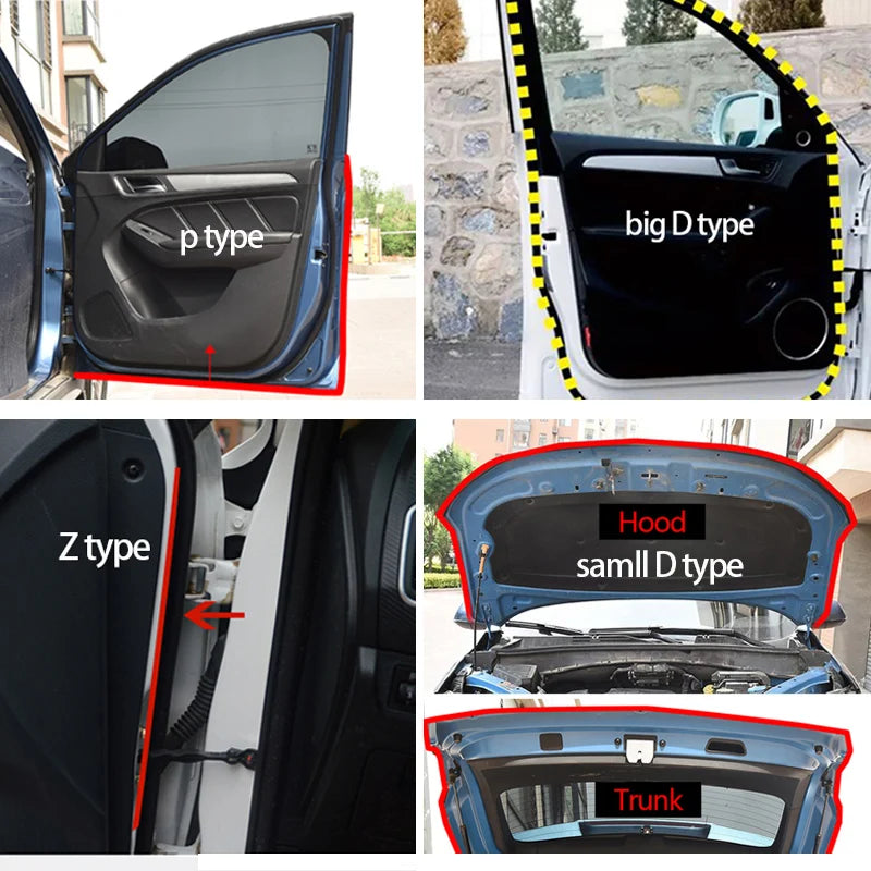 Car Door Seal Strip Auto Stickers