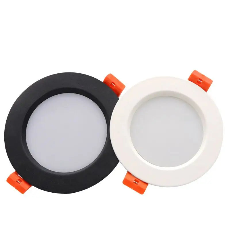 Black/White 3W 7W 9W 12W and 12V LED ultra-thin downlight