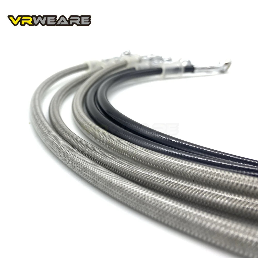 200-2200MM Black Silver Motorcycle Hydraulic Brake Hose Line