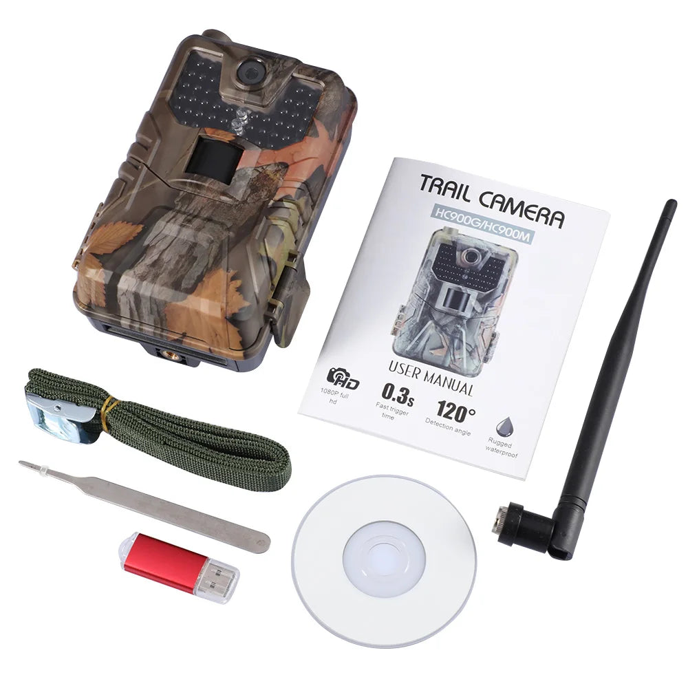 Outdoor 2G HD 20MP 1080P Wildlife Waterproof Trail Camera with Night Vision