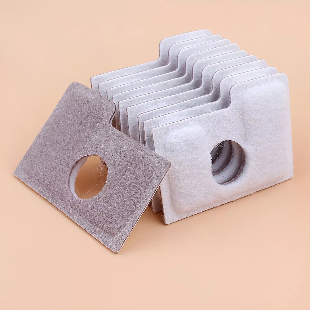 10pcs/lot Double Layer High Quality Air Filter For Gasoline Chainsaw Parts