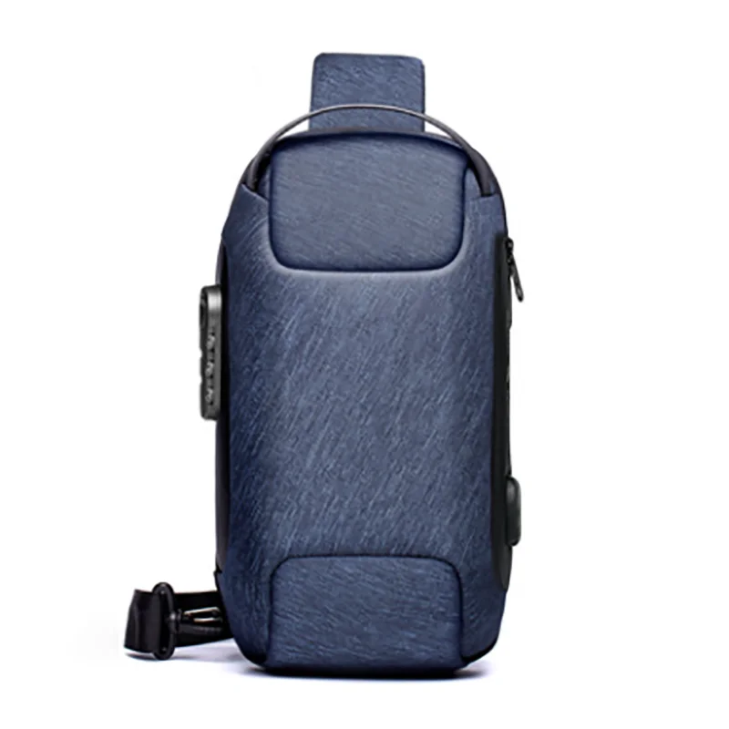 Waterproof Oxford Cloth Anti-theft Crossbody Bag with USB port